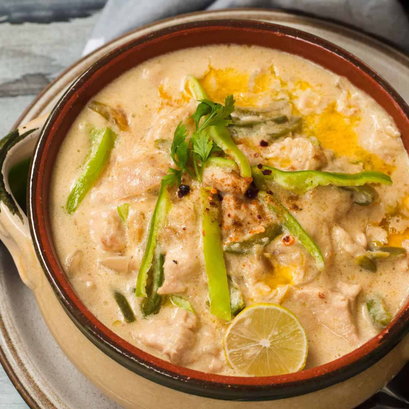 Chicken Cheese Handi