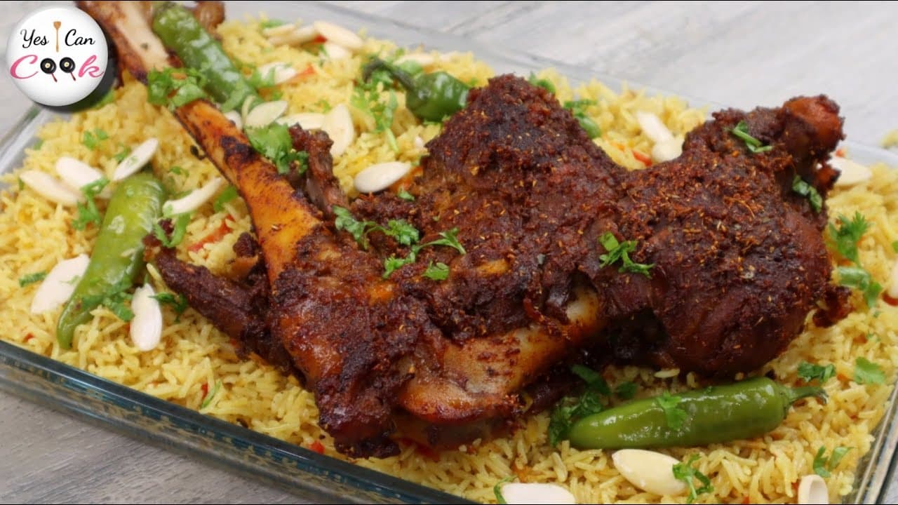Mutton Mandi with Rice
